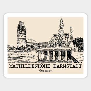 Mathildenhöhe Darmstadt - Germany Magnet